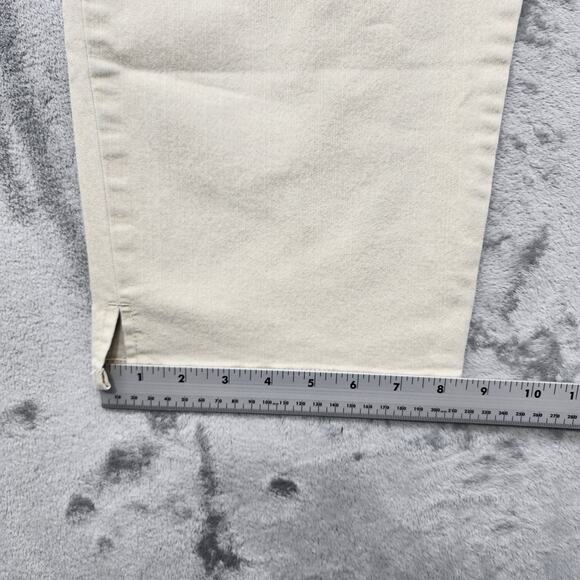 Vintage Gloria Vanderbilt Jeans Womens 12 Beige High Rise Slim Leg Crop Capri - Picture 11 of 12